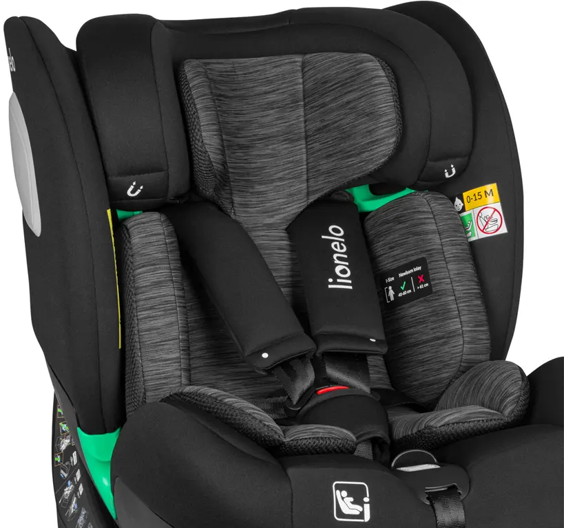 Автокрісло Lionelo Braam I-size Black Carbon
